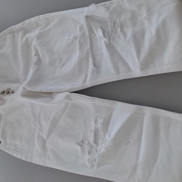 AGOLDE,Fen white distressed jeans NWT,28 - Picture 12 of 14